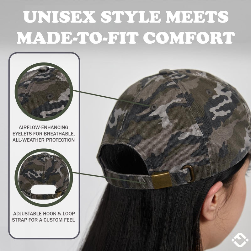 Funky Junque Women's Distressed Vintage Baseball Cap, Softball Mom Hat, Happy Camper Hat, Beach Baseball Caps for Women - Softball Mom - Black - Image 3